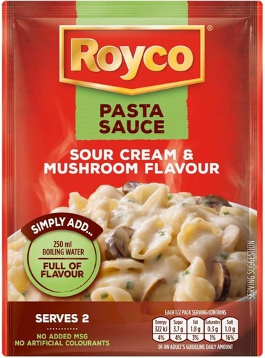 [SKPHFHDMGEBWYFGF] Royco Sour Cream & Mushroom Flavour Pasta Sauce Sauce Mix (45 g)