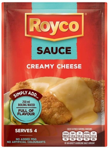 [SKPHFHDSF9WVHBPE] Royco Creamy Cheese Sauce Sauce Mix (48 g)