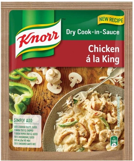 [SKPHFHDHGRPHHJN5] Knorr Chicken A La King Dry Cook In Sauce Sauce (48 g)