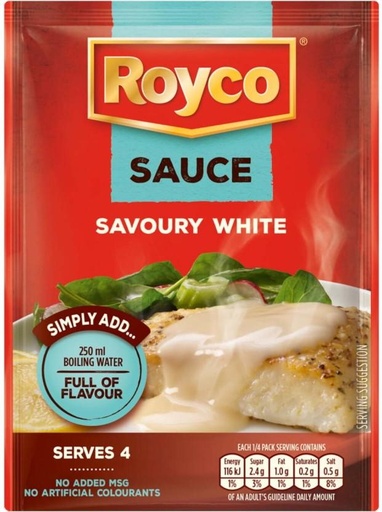 [SKPHFHDMDZXYTBUF] Royco Savoury White Sauce Sauce Mix (48 g)