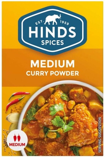 [SIEHFRZBDVWUTZH8] Hinds Medium Curry Powder (50 g)