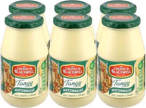 [JSDH4V2JME2XFWBZ] Crosse & Blackwell Tangy Mayonnaise Sauce & Dip (6 x 250 g)
