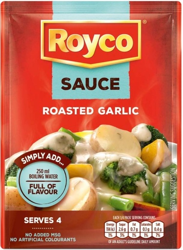 [SKPHFHDS2H8SKB9V] Royco Roasted Garlic Sauce Mix (38 g)