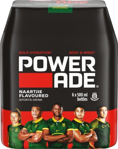 [ESMH26TWE9BZTZHF] Powerade Naartjie Sports Drink (Naartjie Flavoured, 24 x 500 ml)