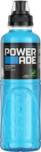 [ESMH26TWCNGRFZAE] Powerade Mountain Blast Sports Drink (Mountain Blast Flavoured, 6 x 500 ml)