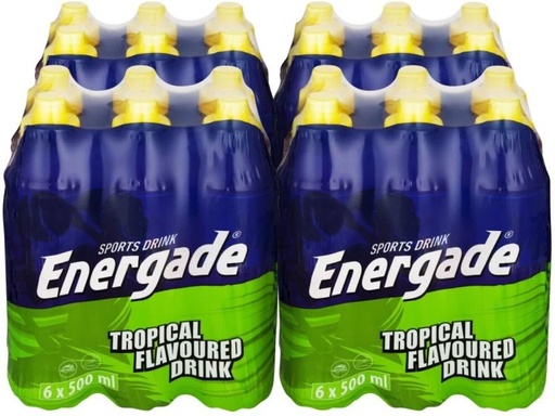 [ESMH26TWSU29DQZG] Energade Tropical Flavoured Sports Drink (Tropical Flavoured, 6 x 500 ml)