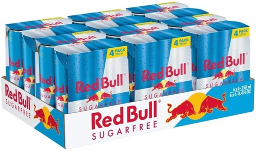 [ESMH26TWDJATVUZH] Red Bull Sugar Free Energy Drink (Citrusy tang Flavoured, 4 x 250 ml)