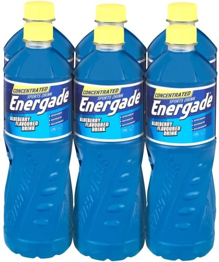 [ESMH26TWMNZXYKHC] Energade Concentrated Blueberry Flavoured Sports Drink (Blueberry Flavoured, 6 x 750 ml)