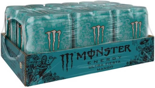 [ESMH26TWGHTWZDVV] Monster Zero Sugar Ultra Fiesta Mango Energy Drink (Mango Flavoured, 4 x 500 ml)