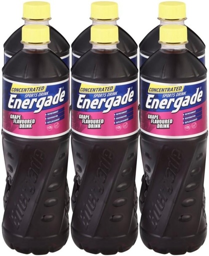 [ESMH26TW7JBWVXBS] Energade Concentrated Grape Flavoured Sports Drink (Grape Flavoured, 6 x 750 ml)