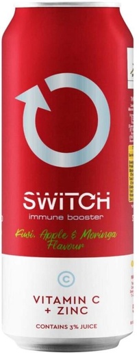 [ESMHFS9DHKZPEHNP] Switch Immune Booster - Kiwi, Apple, and Moringa Flavour Energy Drink (Kiwi, Apple, and Moringa Flavoured, 500 ml)