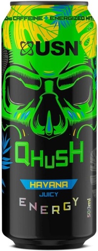 [ESMH26TWTHSGAWGS] USN Qhush Havana Energy Drink (Juice Flavoured, 500 ml)