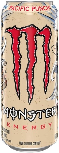 [ESMH7RHDZ5UQGMGG] Monster Pacific Punch Energy Drink (Classic Fruit Punch Flavoured, 500 ml)