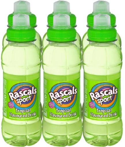 [ESMHD9EDKCSGVTGN] Rascals Flavoured Sports Drink (Tropical Flavoured, 6 x 300 ml)