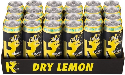 [ESMH26TWNE8GBJBM] Reboost Dry Lemon Energy Drink (Dry Lemon Burst Flavoured, 4 x 500 ml)