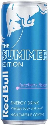 [ESMH26TWHU2UUZQX] Red Bull The Summer Edition Juneberry Flavour Energy Drink (Juneberry Flavoured, 24 x 250 ml)