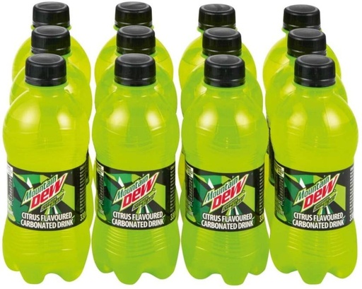 [ADKHYRH8GJ2SGDSE] Mountain Dew Citrus Flavoured Carbonated Soft Drink (12 x 330 ml)