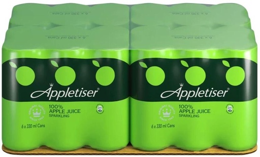 [ADKHYRH8ZH8KCPNB] Appletiser Sparkling Apple Juice (24 x 330 ml)
