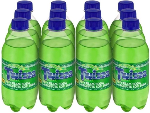 [ADKH4QPZBKZ7AYRM] Twizza Creme soda Carbonated Soft Drink (12 x 330 ml)