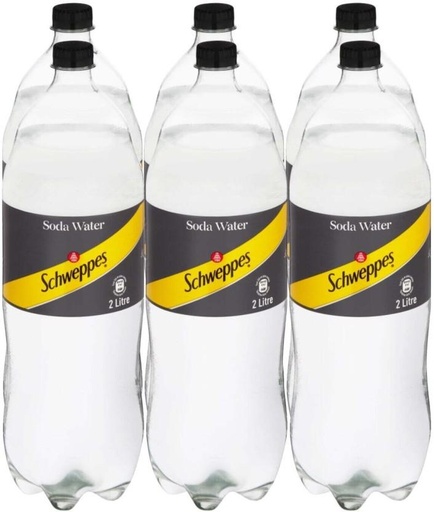 [ADKHYRH8ATJPM8WJ] Schweppes Soda Water (6 x 2 L)