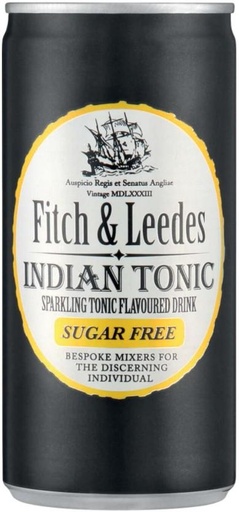 [ADKHYRH8EDMTHGGQ] Fitch & Leedes Indian Tonic - Sparkling Tonic Flavoured Drink (6 x 200 ml)