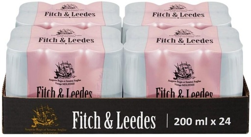 [ADKHYRH8SJFZBEFR] Fitch & Leedes Sparkling Rose and Cucumber Flavoured Drink (24 x 200 ml)