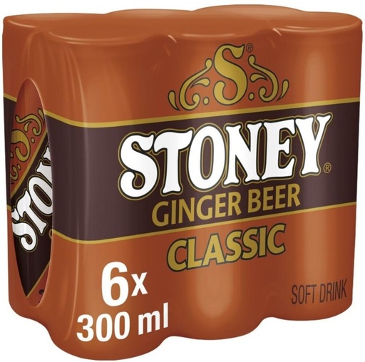 [ADKHYRH8EVMB7E9Q] Stoney Ginger Beer Classic (6 x 300 ml)