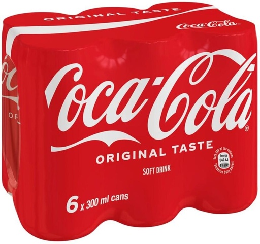 [ADKH7ZFZKV9ZWZHH] Coca-Cola Soft Drink (6 x 300 ml)
