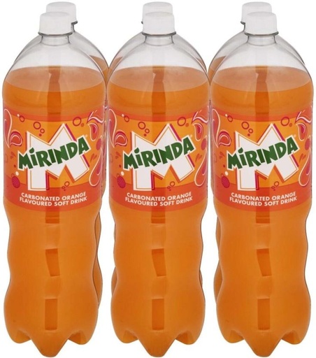 [ADKHYRH8E6WZYBP4] Mirinda Sparkling Orange Flavour Drink (6 x 2 L)