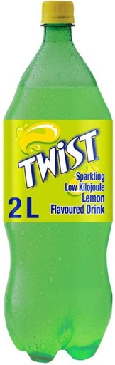 [ADKH4QPZA6GTRXU8] TWiST Sparkling Lemon Flavoured Drink (6 x 2 L)