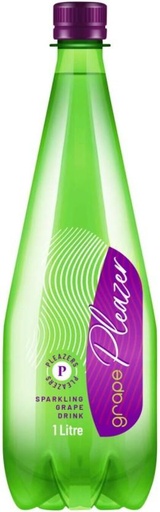 [ADKH7ZFZXVZMNGUH] Pleazers Grape Flavoured Soft Drink (1 L)