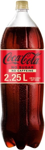 [ADKHYRH8MCFJJNYA] Coca-Cola No Sugar No Caffeine Low Kilojoule Soft Drink (6 x 2.25 L)