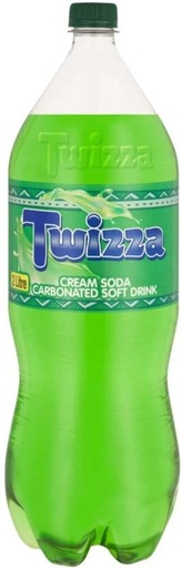[ADKH4QPZXEF9VRVT] Twizza Creme Soda Flavoured Carbonated Soft Drink (2 L)