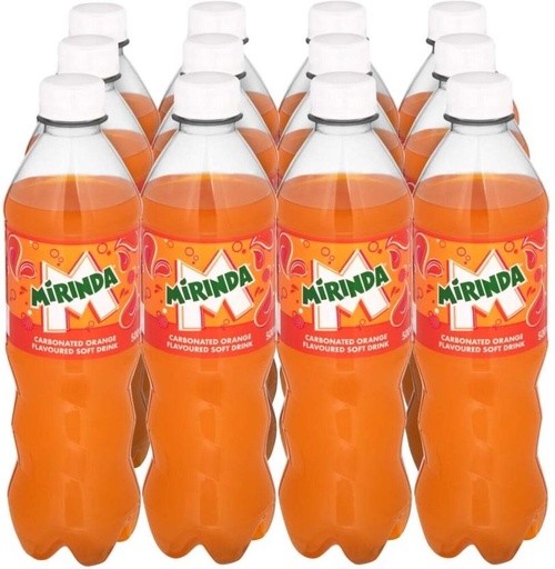 [ADKH7ZFZFDFZWYKD] Mirinda Orange Flavoured (12 x 500 ml)