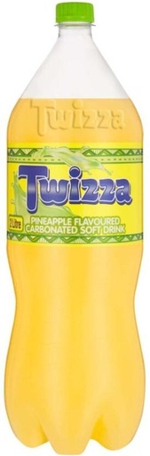 [ADKH4QPZFGAPQANE] Twizza PineApple Flavoured Carbonated Soft Drink (2 L)