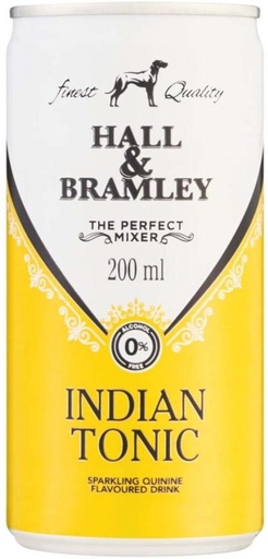 [ADKHYRH8MUAKGWMM] Hall & Bramley Indian Tonic - No Sugar (6 x 200 ml)