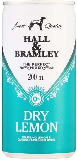 [ADKHYRH8RG9U4VCM] Hall & Bramley Dry Lemon and Quininie Flavoured Drink (6 x 200 ml)