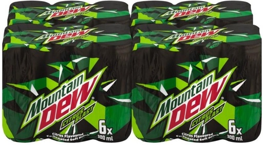 [ADKH4QPZGJZ97MB3] Mountain Dew Citrus Flavoured Carbonated Soft Drink (24 x 300 ml)