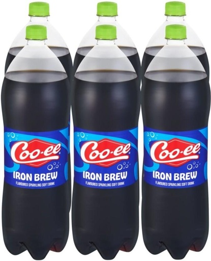 [ADKH4QPZAYCWHGPB] Coo-Ee Iron Brew Flavoured Soft Drink (6 x 2 L)