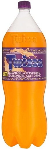 [ADKH4QPZ5HQPKZZX] Twizza Granadilla Flavoured Carbonated Soft Drink (6 x 2 L)