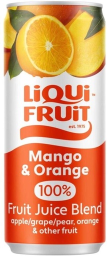 [DKJH26TUCAVCGM6P] Liqui Fruit Mango & Orange 100% Fruit Juice Blend (24 x 300 ml)