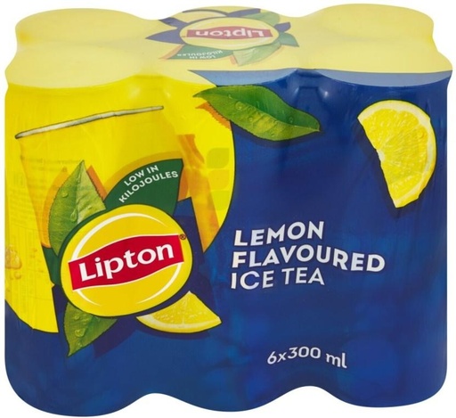 [DKJH4UFFCNZJJGDG] Lipton Lemon Flavoured Iced Tea (6 x 300 ml)