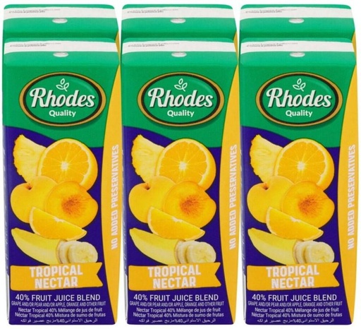 [DKJH7RP6HAJGXU6V] Rhodes Tropical Nectar (6 x 200 ml)