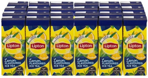 [DKJH26TJGFKHH85K] Lipton Lemon Flavoured Iced Tea (24 x 200 ml)