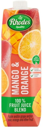 [DKJH7RP3AAYQNRZJ] Rhodes Mango & Orange 100% Fruit Juice Blend (1 L)