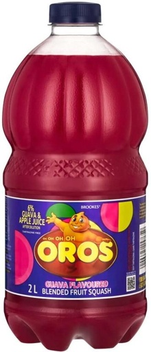 [CNTHFRYBWUGGHVNA] Brookes OROS Guava Flavoured Blended Fruit Squash (2 L)