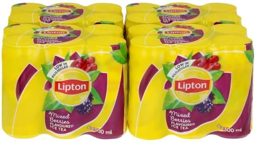 [DKJH26TUGRHXZVDP] Lipton Mixed Berries Flavoured Ice Tea (24 x 300 ml)