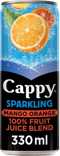 [DKJH26TJJKNSFW2B] Cappy Sparkling Mango Orange 100% Fruit Juice Blend (24 x 330 ml)
