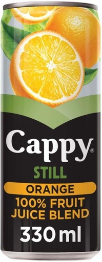 [DKJH26TJBSPVXNQE] Cappy Still Orange 100 % Fruit Juice Blend (24 x 330 ml)