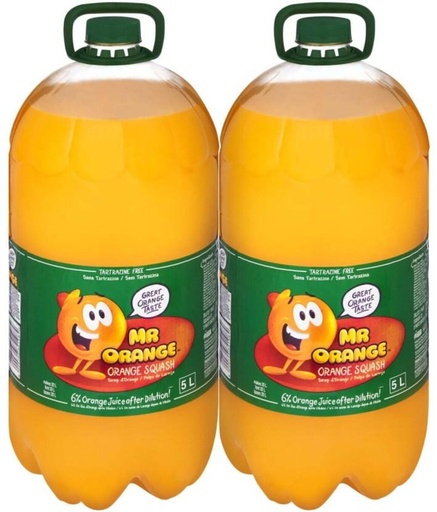 [CNTH26UQTSZHWHBK] MR Orange Squash (5 L, Pack of 2)